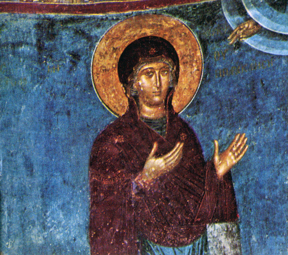 Манастир Св. Андреја »Богородица« (XIV в.), фреска